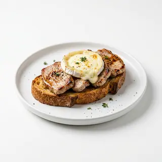 Torrada De Lomo Con Queso De Cabra