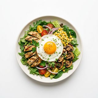 Ensalada De Setas Y Pollo