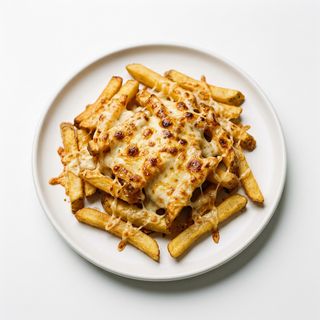 Bowl Patatas Fritas Con Queso Gratinado