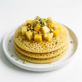 Baghrir Tropical Con Pistachos