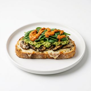 Tostada Verde Con Provolone