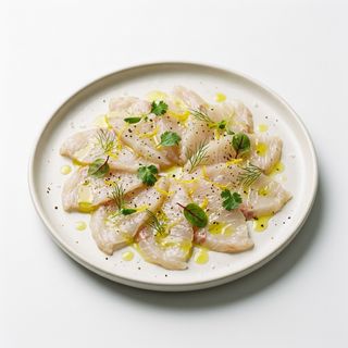 A4. Carpaccio di pesce bianco