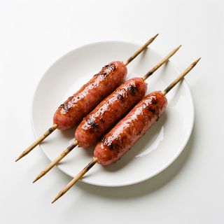 Pincho De Salchicha Taiwanesa Asada
