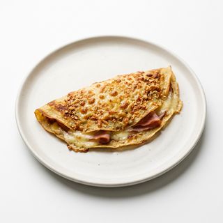 Crepe De Jamón Y Queso Al Horno