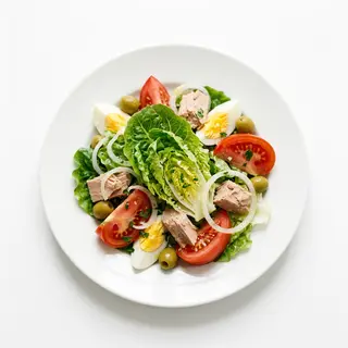 Ensalada mixta con atún