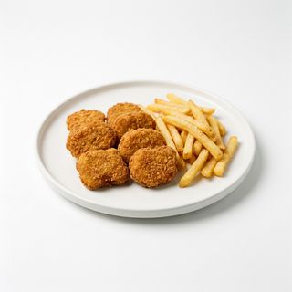 Nuggets 6 uds. con patatas