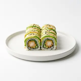 Uramaki Langostino Tempura Roll