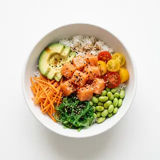 186. Poke bowl salmon