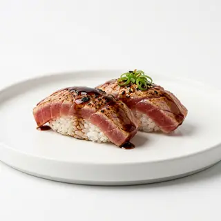 132 Nigiri tuna flambe