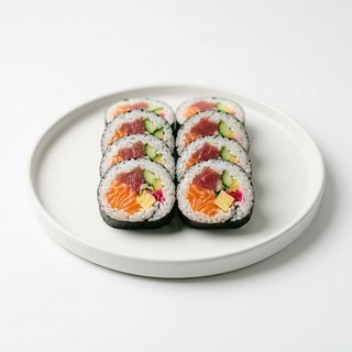 Futomaki salmone e tonno