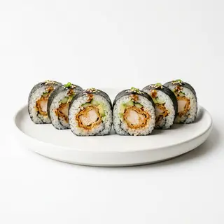 M5. Maki De Tempura De Pollo (8 Uds.)