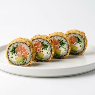 Futomaki Salmón Philadelphia Tempura  (4 Uds.)