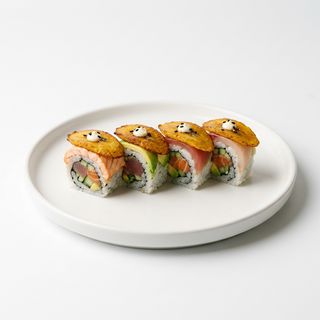 56 Rainbow platano y queso (4u )