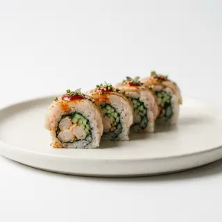 Uramaki di scampi