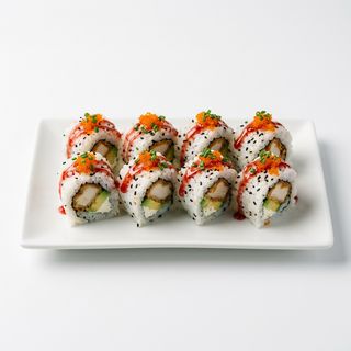 Pollo Queso Sirope Fresa Roll (8 Pzs.)