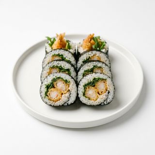 Futomaki Langostinos Tempura Con Rúcula
