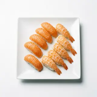 Sushi De Salmón Y Gambas (10 Uds.)