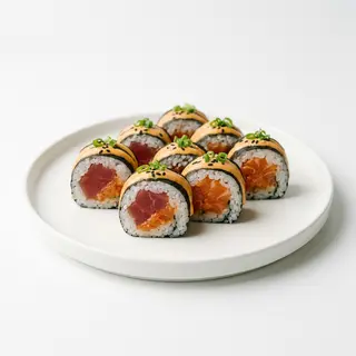 G400 Maki especial de atún y salmón picante