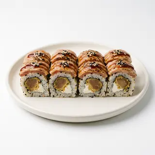 Uramaki De Atún Rebozado (8 Uds.)