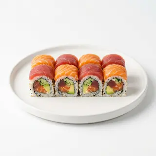 Uramaki Salmón Y Atún Roll