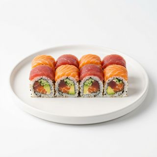 Uramaki Salmón Y Atún Roll