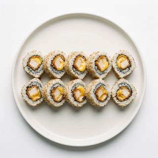 Uramaki Pollo Panko y Cheddar (10 uds.)