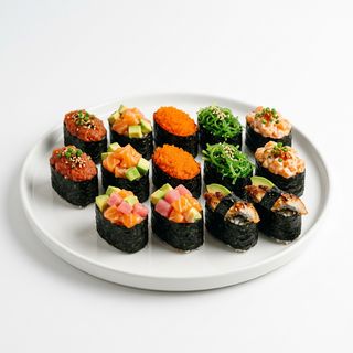 Bandeja de gunkan (14 uds.)