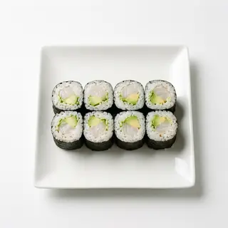 maki de pez mantequilla con aguacate