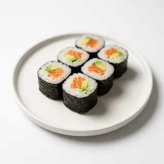 Maki de salmón y aguacate (6 uds.)