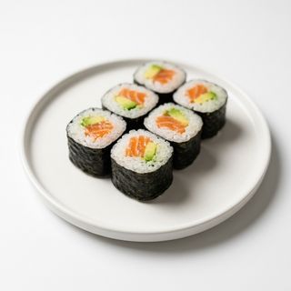 Maki de salmón y aguacate (6 uds.)