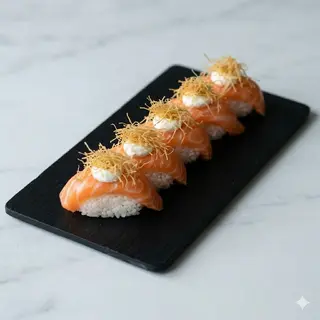 Nigiri salmone e philadelphia