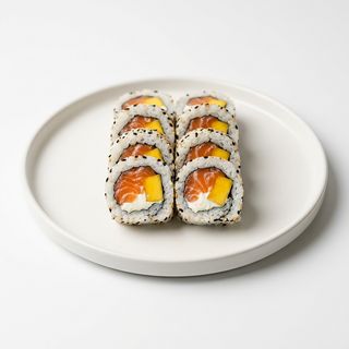 Roll Salmón, Mango y Philadelphia, 8 Piezas