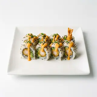 Roll Crunch De Langostino Con Salsa Spicy Mayo (8 Uds.)