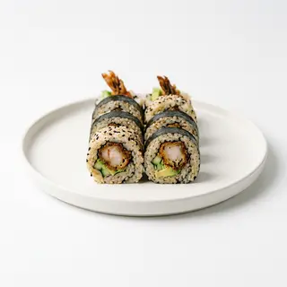 75.Rollos de langostino negro (8 uds.)
