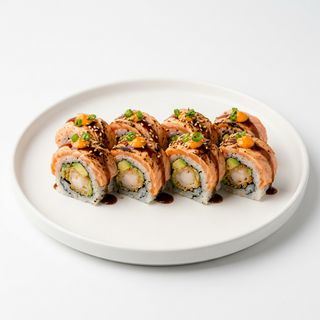 Salmón Flambeado