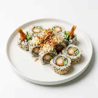Uramaki Langostino Cebolla