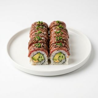 Uramaki Flamenko de Solomillo (10 uds.)