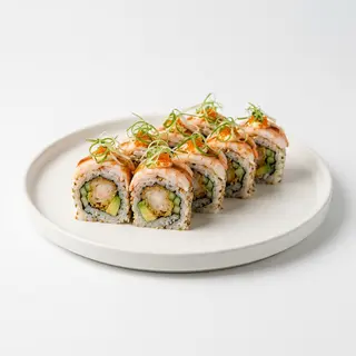 D3. Dragon Roll De Langostino (8 Uds.)