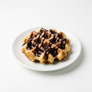 Gofre Con Cobertura De Choco Negro