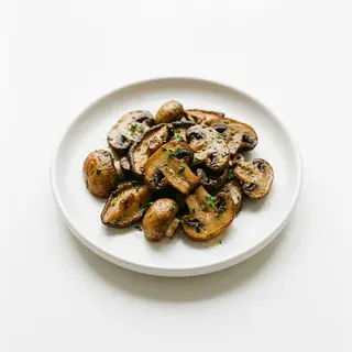 Tapa De Champiñones A La Plancha
