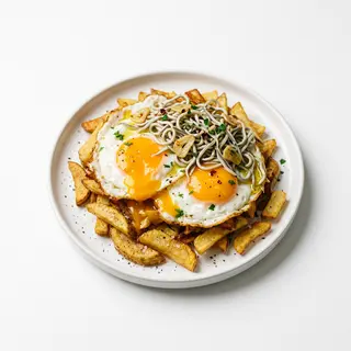Tapa De Huevos Rotos Con Gulas
