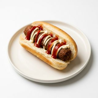 Frikandel Con Pan Y Mayonesa