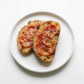 Ración De Pan Con Tomate