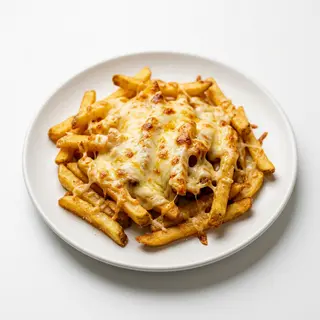 Patatas Fritas Con Queso Al Horno