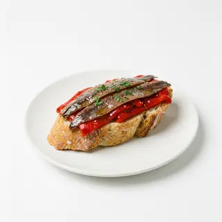 Tapa De Pintxo De Anchoas