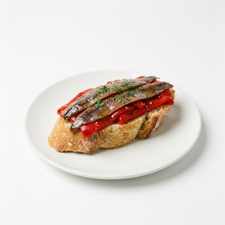Tapa De Pintxo De Anchoas