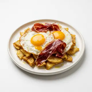 Tapa De Huevos Estrellados