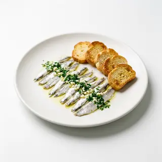 Tapa De Boquerones Caseros En Vinagre