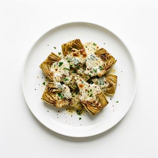Alcachofas Con Gorgonzola