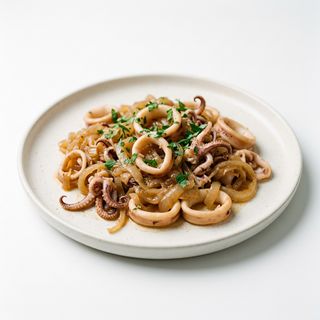 Calamares Encebollados